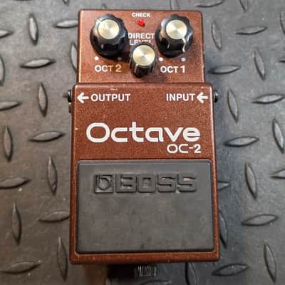Boss OC-2 Octave MIT Taiwan 9vDC PSA Spec Silver label image 1