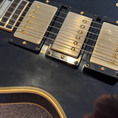 2021 Gibson Demo Shop 1957 Historic Reissue r7 Les Paul Custom - 3 Pickup Black Beauty - Ebony VOS image 19