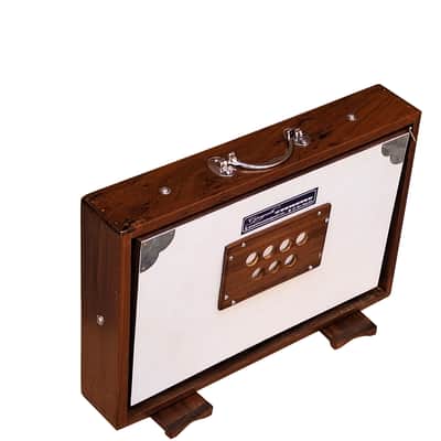 SHRUTI BOX~ SIZE (15" X 10" X 3")~13 NOTES~440 Hz~CHANT~MANTRA~SHRUTI~WITH BAG image 3