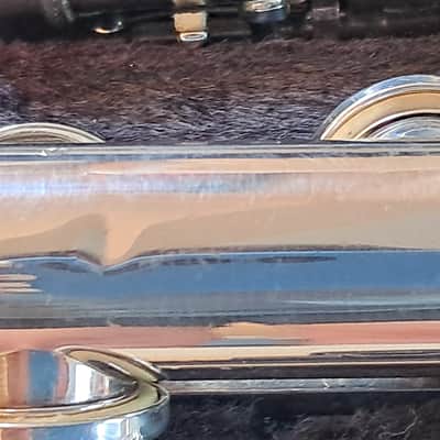 Armstrong 104 Student Model Flute with C Foot, Offset G - Silver-Plated image 8