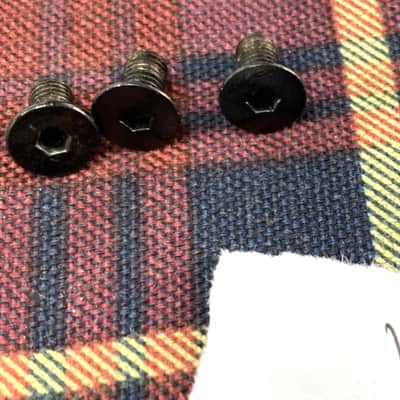 3 Genuine Original Schaller Floyd Rose Tremolo Block Mounting Screws, Germany image 2