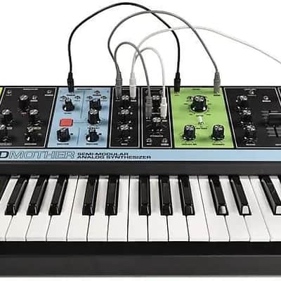 Moog Grandmother 32-Key Semi-Modular Analog Synthesizer 2018 - Present - Black / Multi-Colored Panel