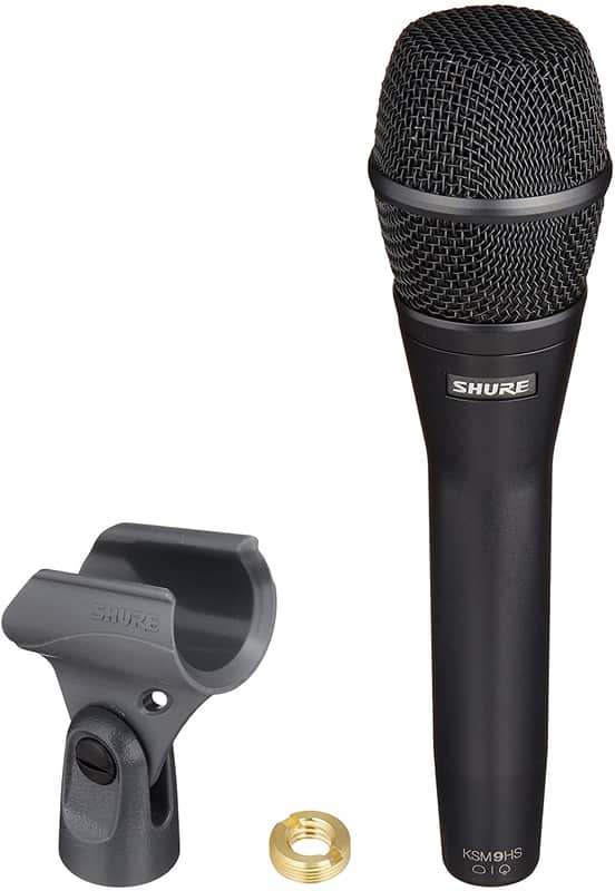 Shure KSM9HS Dual-Diaphragm Condenser Handheld Vocal Microphone, Black image 1