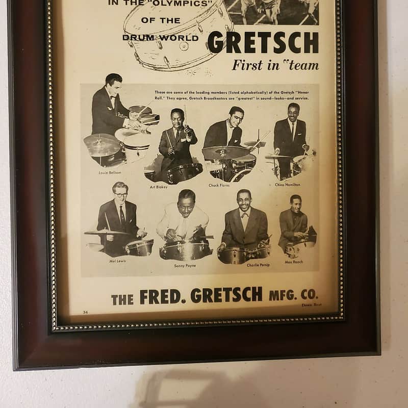 1957 Gretsch First In Team Bw
