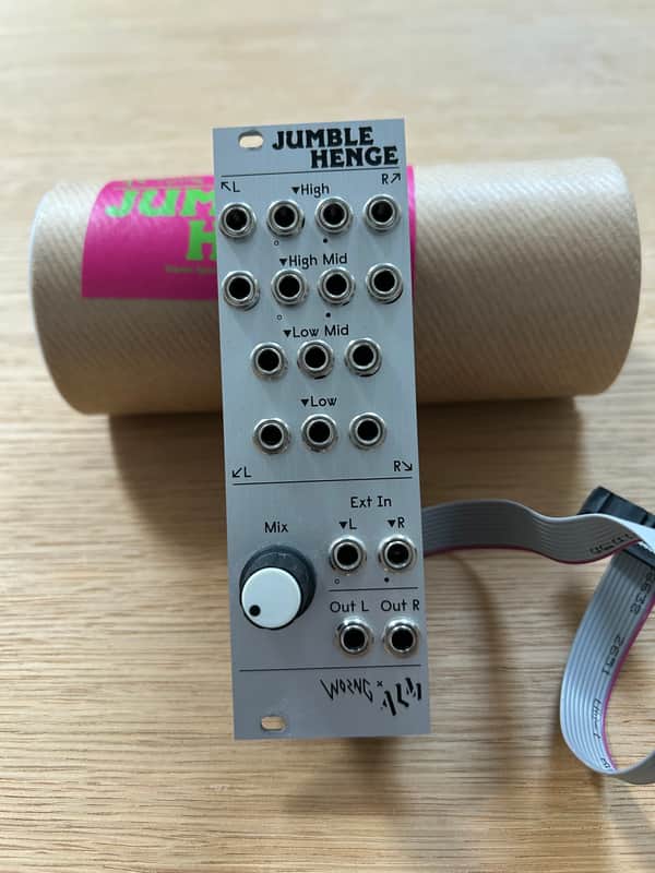 ALM/Busy Circuits ALM029 Jumble Henge 16-Input Stereo Spectral Mixer Eurorack Synth Module 2021 - Present - Silver image 1