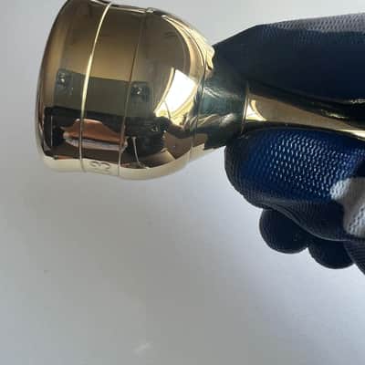 Mercer and Barker MB3 Tuba Mouthpiece Gold Plated image 4