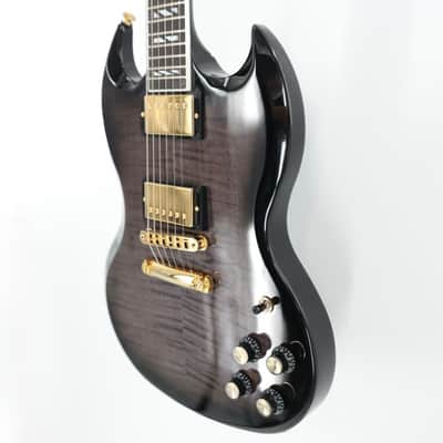 Gibson SG Supreme Guitar - Translucent Ebony Burst image 4