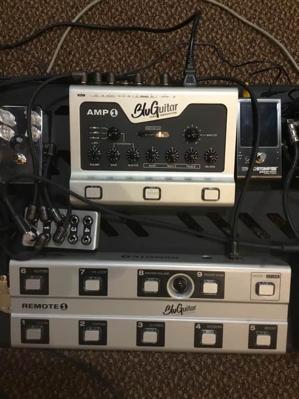 Bluguitar Mercury 2020 Silver, Remote 1 & Looper Kit image 1