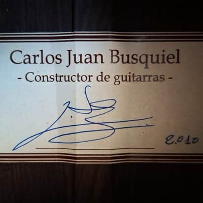Carlos Juan Busquiel 2010 - fine handmade classical guitar in Torres style inspired by Jose Luis Romanillos - check video! image 19