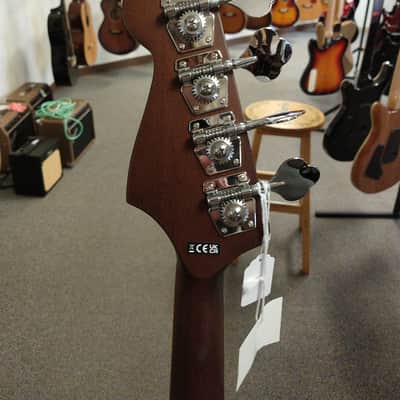 New Fender Kingman Acoustic-Electric Bass Guitar - Shaded Edge Burst with Deluxe Gigbag image 9
