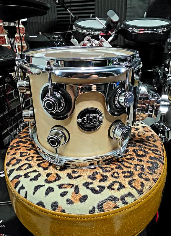 DW Performance Series 7x8" Rack Tom 2010 - Present - Natural Oil image 1
