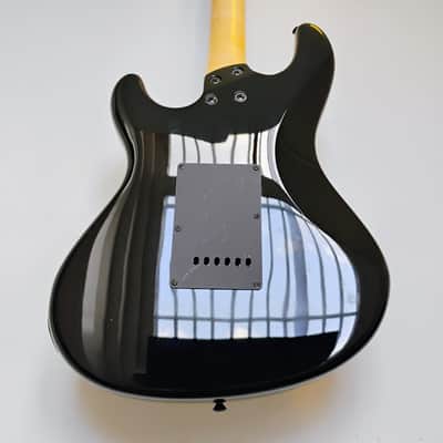 2004 Fernandes Retro Rocket X-1 LTD BLK Electric Guitar - Black - Gloss - Skull Knob Controls image 18