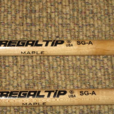 one pair (new old stock) near A+ condition Regal Tip SG-A maple wood / natural stain finish (with packaging) from 2000s / 2010s image 2