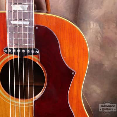 Gibson 1969 J-160E Cherry Sunburst image 14
