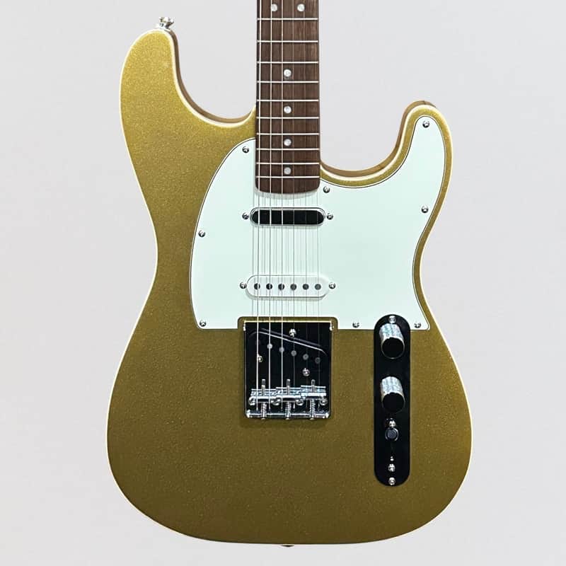 Fender Squier Paranormal Custom Nashville Stratocaster Electric Guitar - Aztec Gold image 1