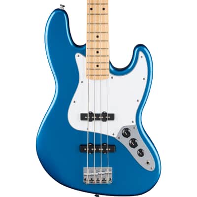 Fender Standard Jazz Bass MN Aqua Marine Metallic - 4-String Electric Bass image 3