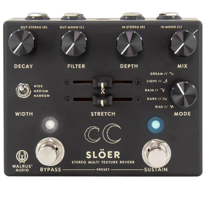 Walrus Audio Slöer Stereo Multi-Texture Reverb | Reverb
