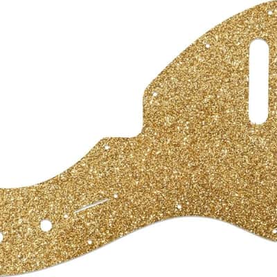 WD Custom Pickguard For Fender Made In Mexico '69 Telecaster Thinline Reissue #60RGS Rose Gold Sparkle