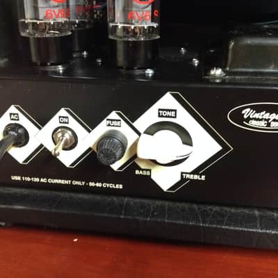 Vintage 47 Ric Style Supreme Valco Supro Replica Amp 2010's Black image 11