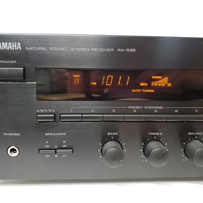 Yamaha RX-595 Natural Sound Stereo Receiver 190W Black - TESTED! image 2