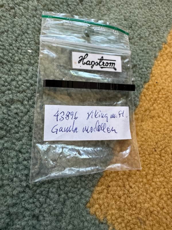 Hagstrom Nut, Viking & more 50.66mm 12-stringed  - Black P/N 43896 imagen 1