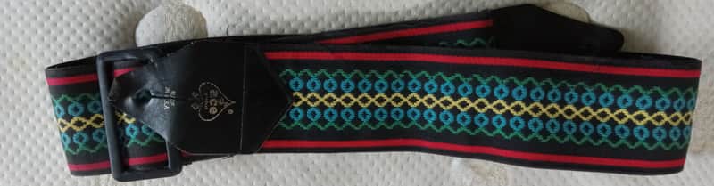 Ace Vintage wide woven strap ~1980's image 1