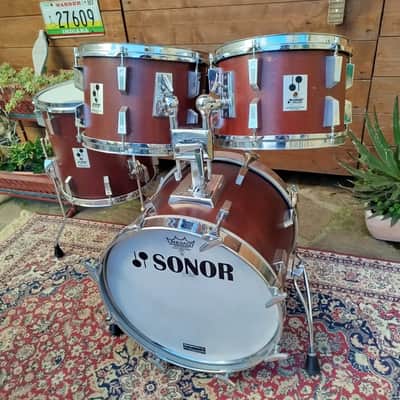 SONOR Phonic Jazz Set 1980s, Red Mahogany. image 2