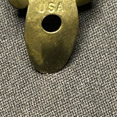 Set of 6 Vintage Dunlop Pat. Pend. Metal Fingerpicks 1940s-50s - Nickel image 4