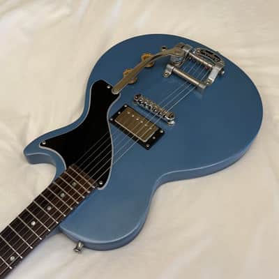 Vintage 2003 Gibson Les Paul Junior Melody Maker - Pelham Blue - Bigsby B5 - Free Pro Setup image 6