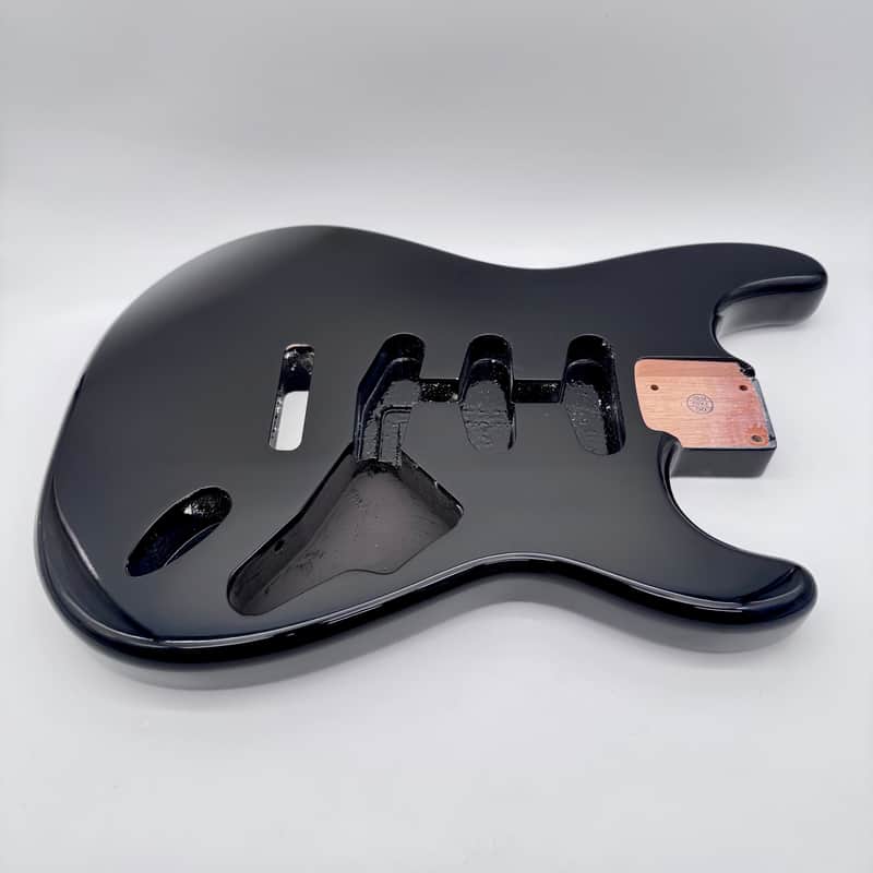 HooDoo Stratocaster Body 2-Piece Alder Black hsb6436 image 1