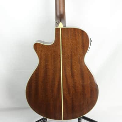 Ibanez AEG12II-NMH Acoustic-Electric Guitar, Natural High Gloss Mahogany (USED) image 4