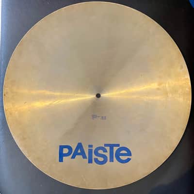 Paiste Formula 602 20 Medium Flat Ride (Rare 1981 Blue Label) image 3