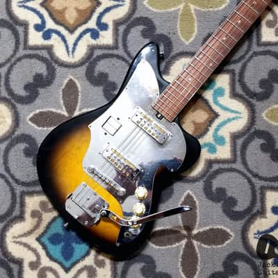 Audition/Teisco Zenon Electric Guitar (1960's, Sunburst) | Reverb