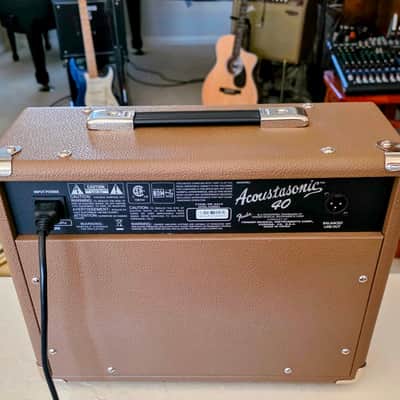 Fender Acoustasonic 40 Watt 2023 - Brown Tolex Covered image 7