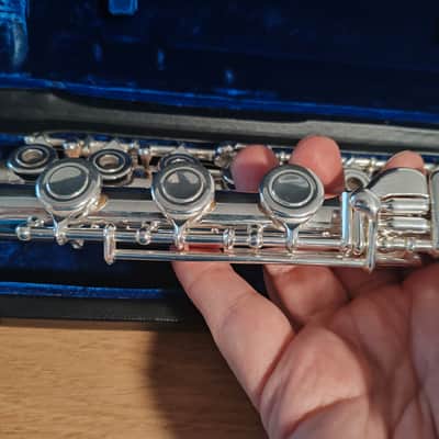 Powell Sonaré PS-601 Flute | Sterling Silver w/ 9k Aurumite Gold Lip Plate | Offset G | Just Serviced image 11