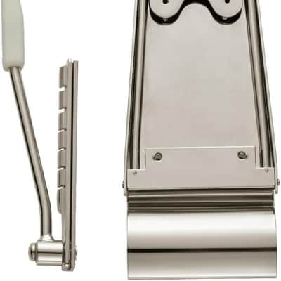 Long Version Electric Guitar Vibrola Tremolo Bridge Tailpiece Vibrato Tailpiece for LP/SG/ES Guitar Nickel image 3