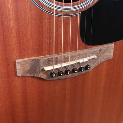 Takamine GX11ME-NS NEX 3/4 Layered Mahogany Auditorium Acoustic-Electric Guitar - Natural image 4