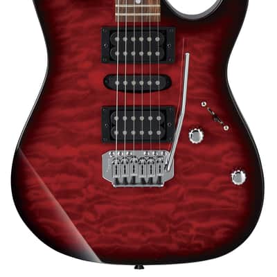 IBANEZ GRX70QA-TRB Gio E-Gitarre red burst image 2