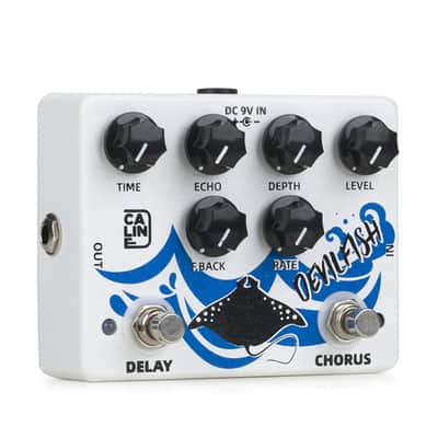 Caline DCP-03 DEVILFISH Chorus Delay Effect Pedal Dual Guitar Pedal (Price includes the import duty for US buyer) image 5