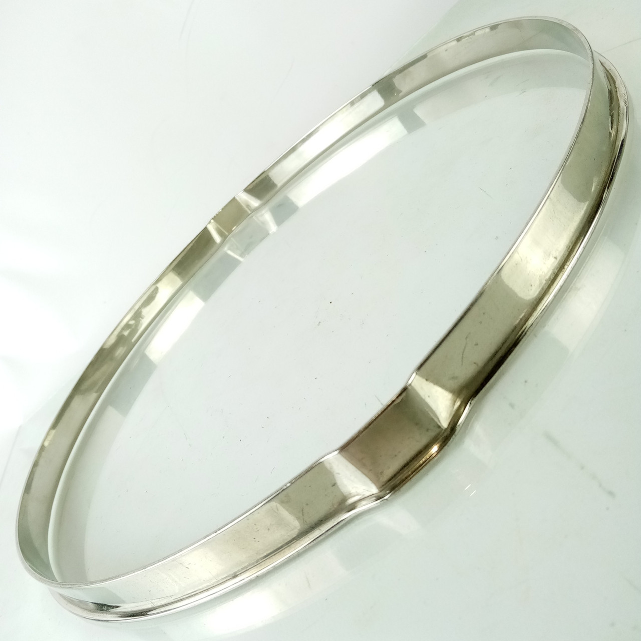 Ludwig & Ludwig 14" Single-Flange Nickel-Brass Snare Drum Resonant Rim/Hoop NOB — main photograph