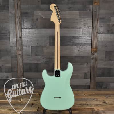 Mint Fender LTD Tom DeLonge Stratocaster - Surf Green with Deluxe Gig Bag image 6