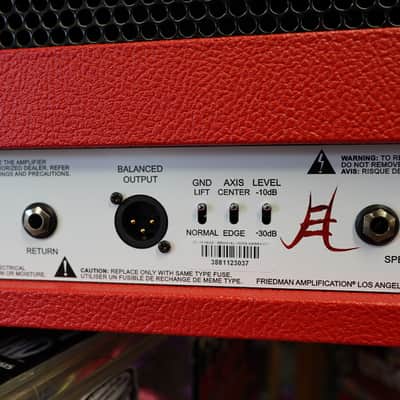 Friedman Signature Jake E Lee JEL-20 - Red Tolex 20-Watt Tube Head image 12