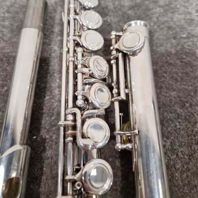 Kurioshi Vivace V11468 Silver/Gold Flute - Dual Finish - Very Good w/ Soft Case & Hard Case image 10