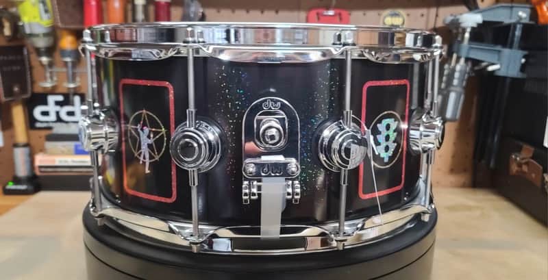 DW Anika Nilles / RUSH DRVD6514SVCBK 6.5"x14" Fifty Something Tour Tribute Snare Drum 2026 - Black Nickel over Brass