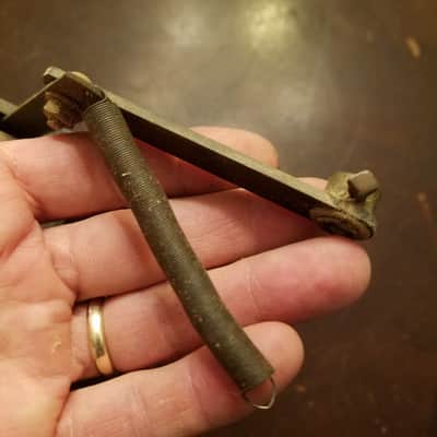 Hammond M3 expression foot pedal mechanism action 1956 - Black image 2
