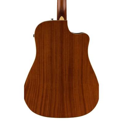 Fender Redondo Player Left-Handed Acoustic-Electric Guitar - Natural image 4