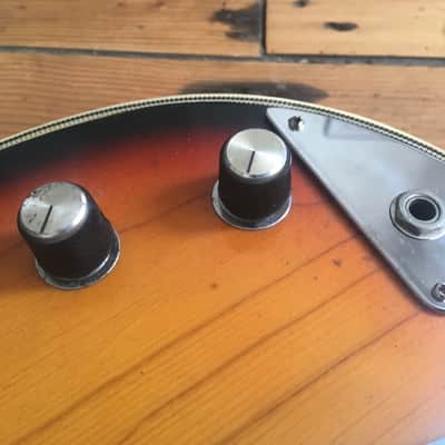 1960s Kawai Teardrop Bass Guitar Rare Japan Teisco image 20