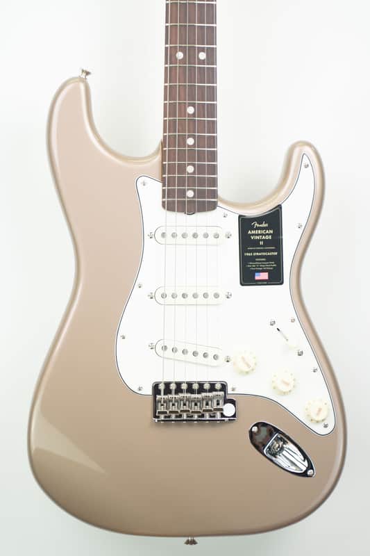 Fender American Vintage II 1965 Stratocaster Shoreline Gold image 1