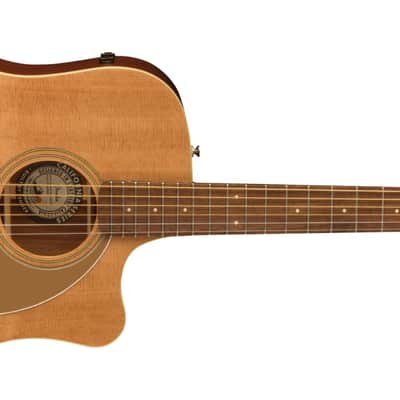 Fender Redondo Player Acoustic Guitar. Walnut Fingerboard, Gold Pickguard, Natural Bild 5