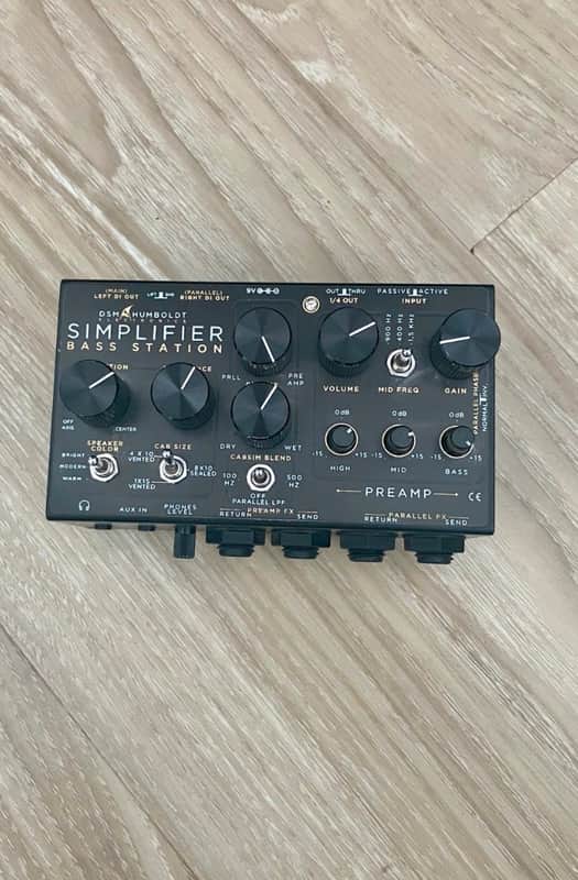 DSM & Humboldt Electronics Simplifier Bass Station Preamp / CabSim / DI 2020 - 2021 - Black image 1